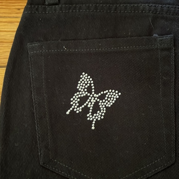 PacSun Size 23 Ultra High Rise Jean With Butterfly Detains NWT 🦋🦋 - Picture 3 of 8